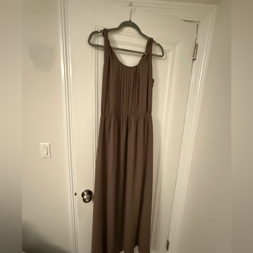 Banana Republic Taupe Maxi Dress